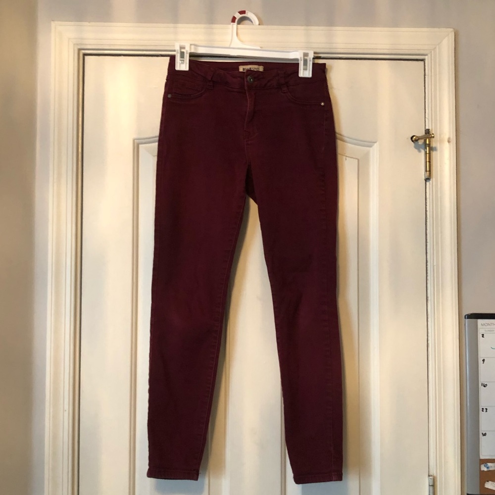 Lightly Used Red Skinny Jeans
